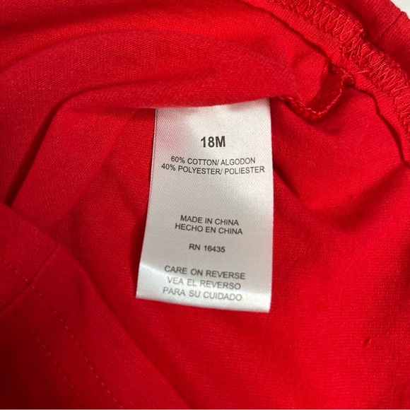 Marvel Red Spider-Man Baby Boys Short Sleeve Graphic Print T-shirt Size 18M New! - Picture 5 of 6